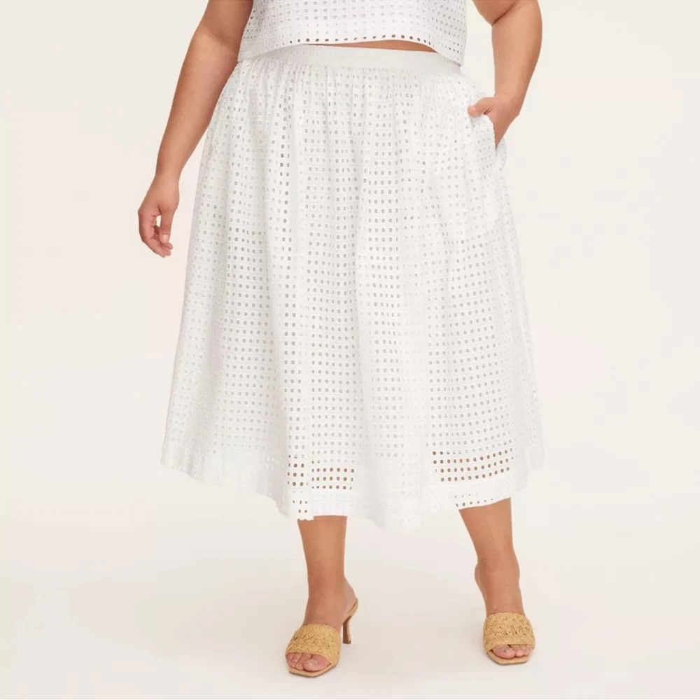 SALE! NWT Eyelet Volume Midi Skirt from kate spade new york x Target